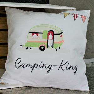 Kissen Camping "Camping King"