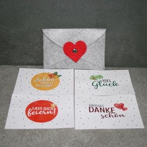 Geschenk-Kuvert Herz 