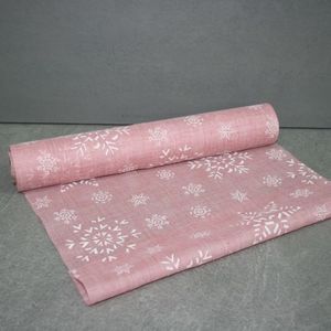 Tischband Eiskristalle rosa