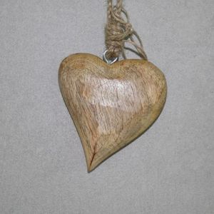 Herz Holz Anhänger