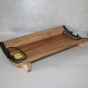 Servierschale mit Metallgriff