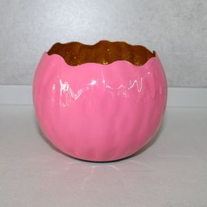 Windlicht Emaille pink