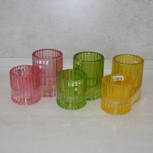 Teelicht-Set 2teilig gelb