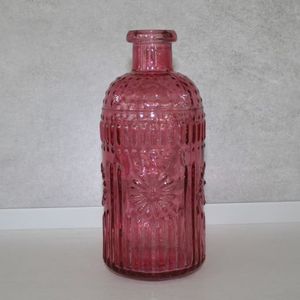 Flaschen-Vase pink
