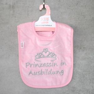 Baby-Lätzchen "Prinzessin in Ausbildung"