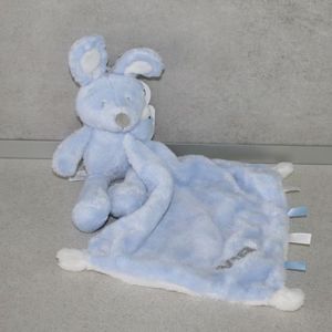 Baby-Schmusetier + Tuch blau