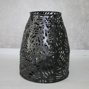 Windlicht schwarz