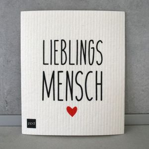 Schwammtuch "Lieblings Mensch"