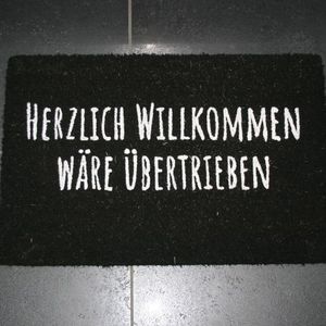Fußmatte "Herzlich Willkommen"