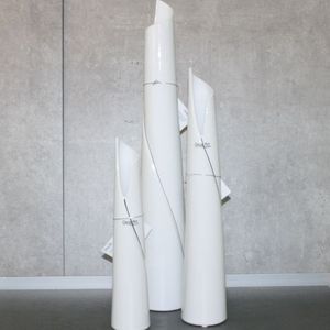 Vase weiß  
