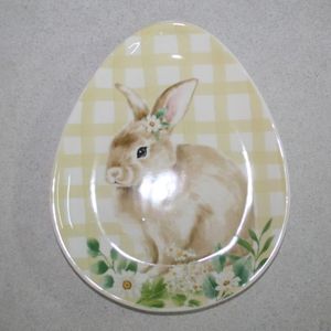 Teller Hase gelb