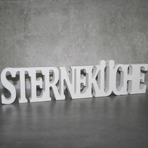 Schriftzug "Sterneküche"