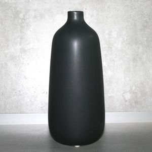 Vase schwarz matt