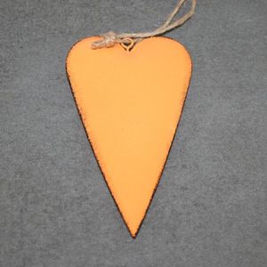 Herz-Anhänger orange
