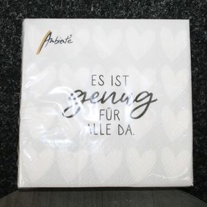 Cocktailservietten Es ist genug für alle da
