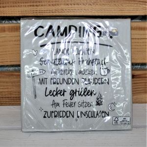 Servietten Camping  