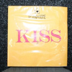 Cocktailservietten Kiss orange