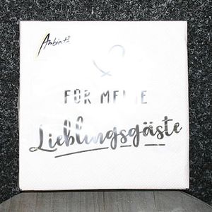 Cocktailservietten Für meine Lieblingsgäste