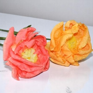 Papierblume Mohn 