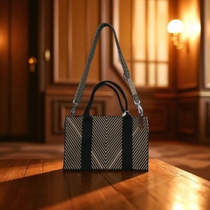 Tasche schwarz/beige 