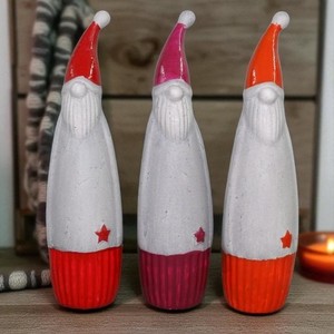 Nikolaus Keramik rot7orange/fuchsia