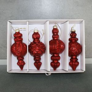 Zapfen Anhänger rot